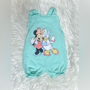 Disney Aqua Romper with Minnie and Daisy